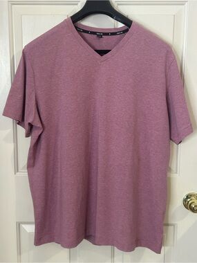 NWOT Public Rec T-shirt 2XL Go To V Neck Pink Lightweight Stretch Minimalist